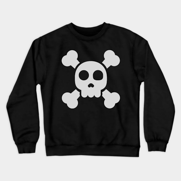 Skull Crewneck Sweatshirt by Ykartwork